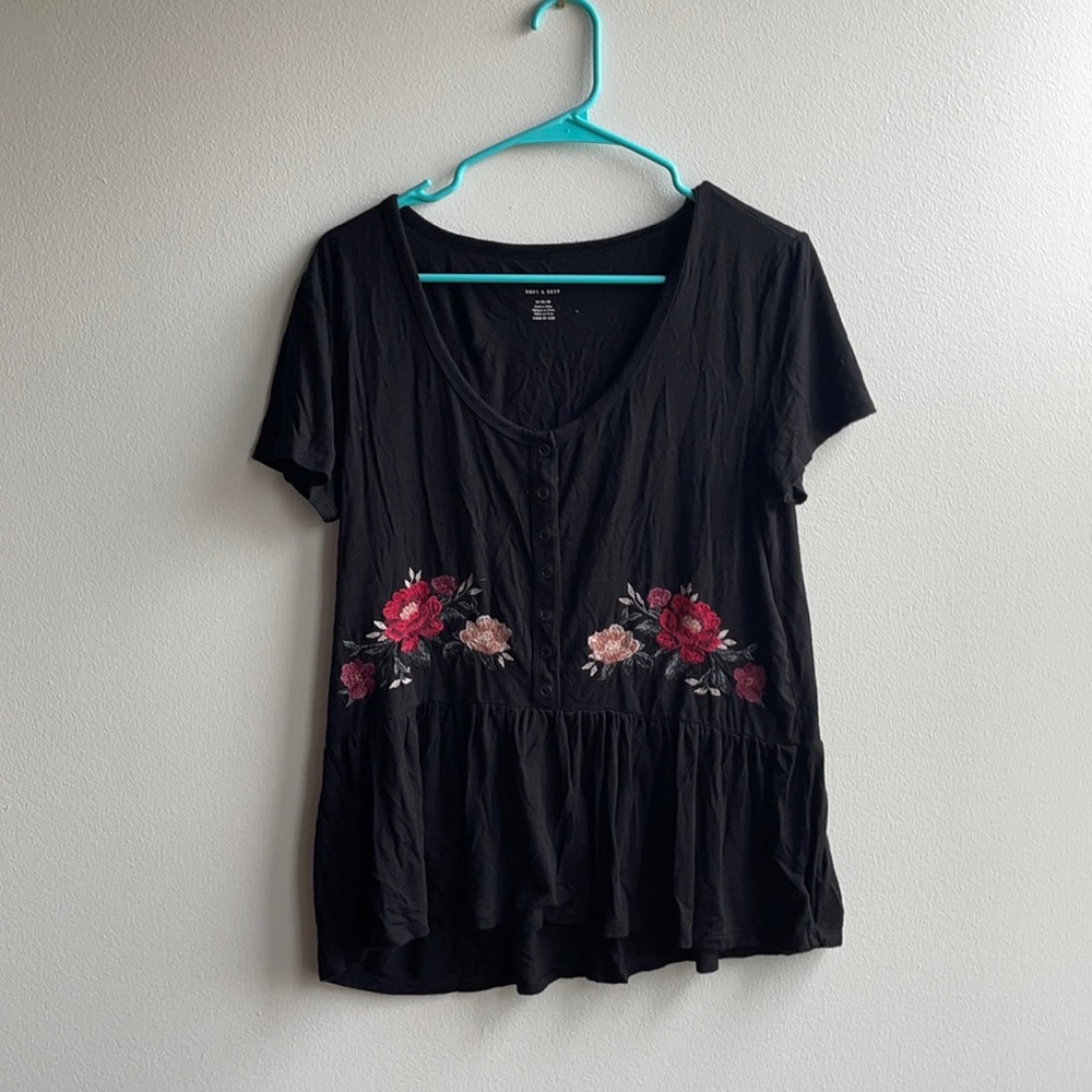 American Eagle Sz M button down top